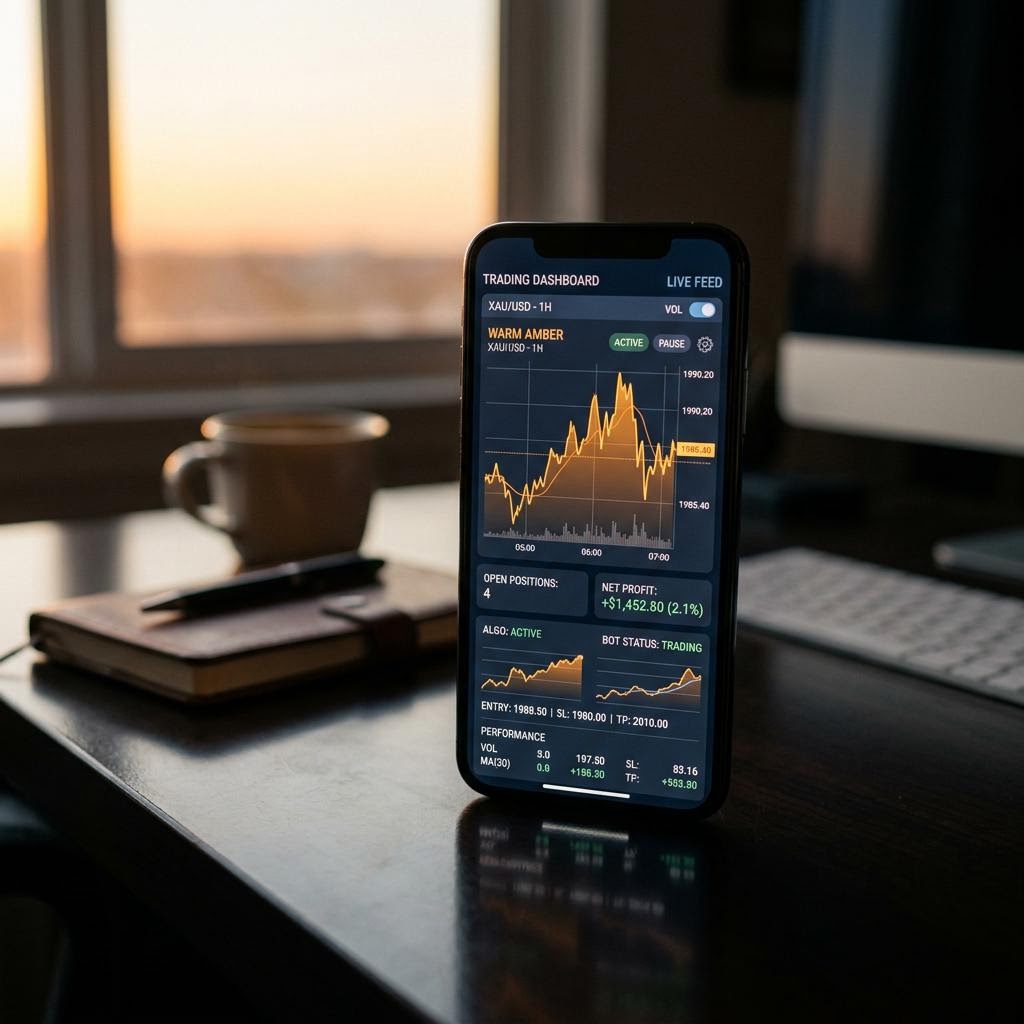 Immediate Enigma crypto trading dashboard interface